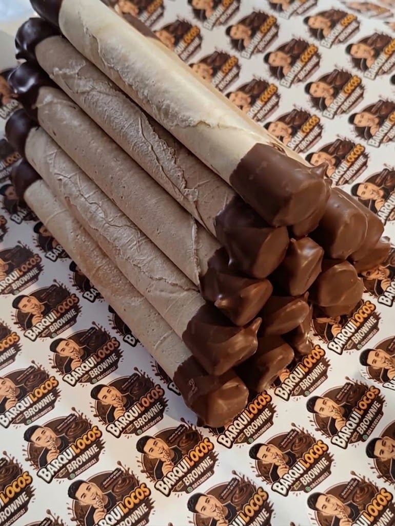 Barquillo de brownie